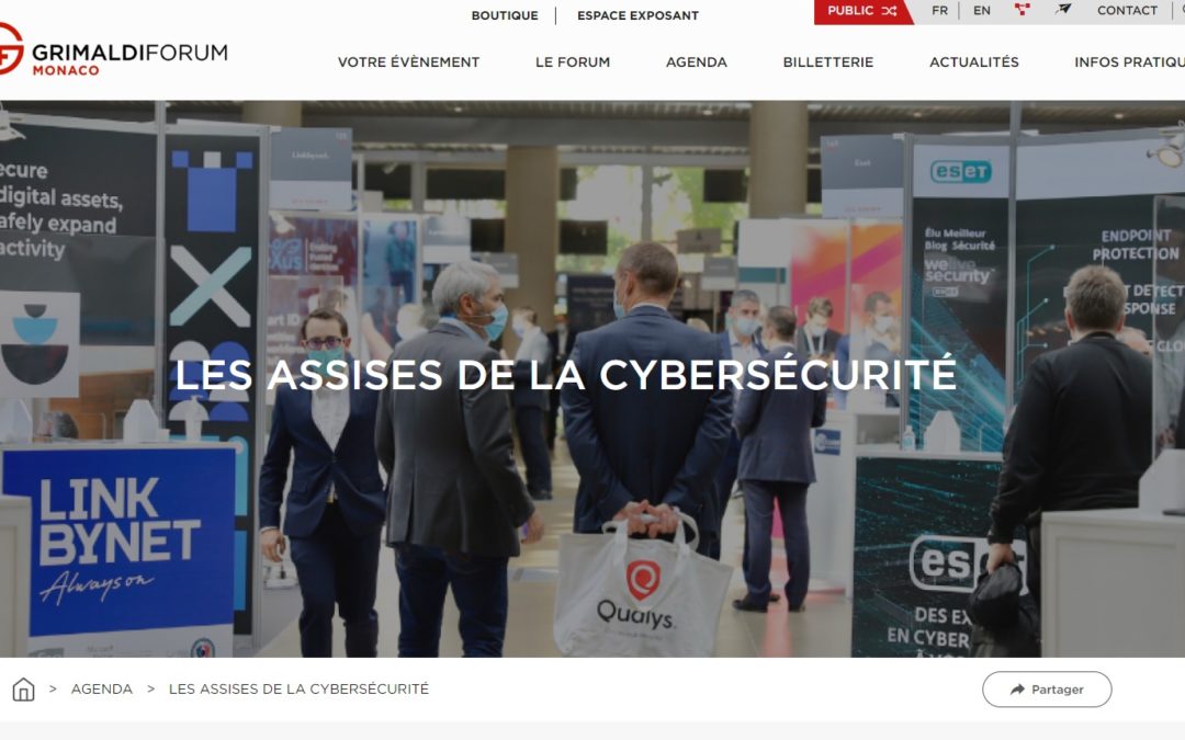 23e édition des Assises de la cybersécurité : du 11 au 14 octobre à Monaco